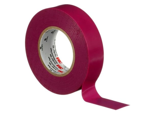 3M 165PR1E, 1 kpl, Violetti, PVC-muovi, 600 V, Kupla, 10 m