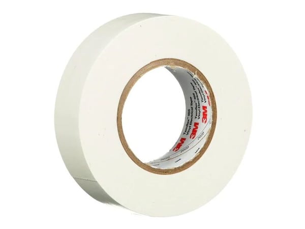 3M 7100184808, 1 styck, Vit, PVC, 600 V, Blåsa, 20,12 m
