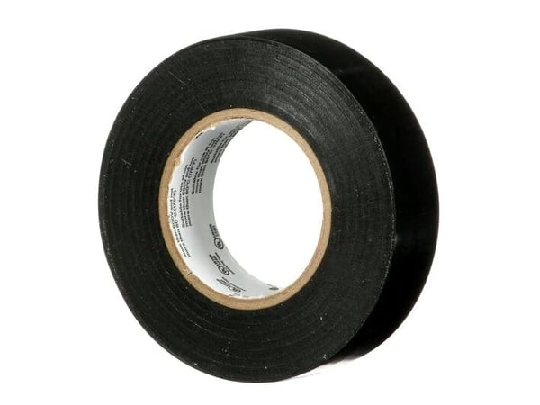 3M 165BK1E, 1 styck, Svart, PVC, 600 V, Blåsa, 10 m