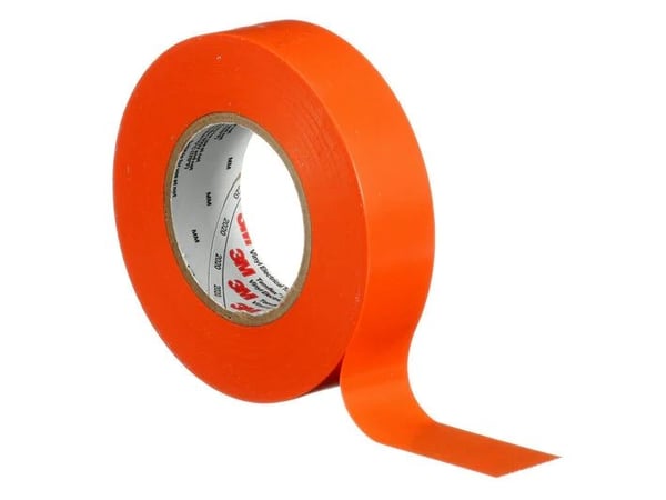 3M 7100184805, 1 kpl, Oranssi, PVC-muovi, 600 V, Kupla, 20,12 m
