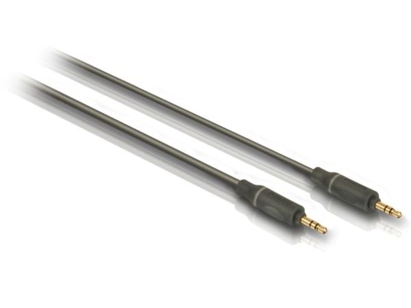 Philips SWA4522S - Lydkabel - minitelefon stereo 3,5 mm hann til minitelefon stereo 3,5 mm hann - 1,5 m - skjermet