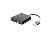Lenovo Universal USB 3.0 to VGA/HDMI Adapter - Ekstern videosovitin - USB 3.0 - HDMI, VGA - ThinkPad P1 (3rd Gen); P14s Gen 1; P15v Gen 1; P17 Gen ...
