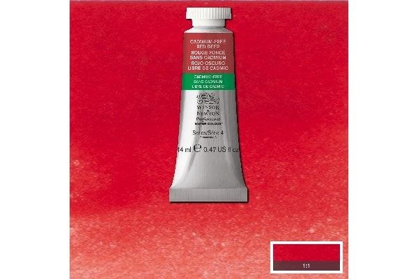 Prof Water Colour 14 ml - kadmiumfri, dyp rød Prof Water Colour 14 ml - kadmiumfri, dyp rød
