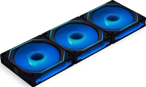 Lian Li UNI FAN SL-INFINITY UF-SLIN120-3B - Kabinettvifte - 120 mm - svart (en pakke 3)