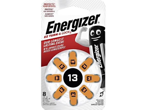 Energizer EZChange 13 - Batteri 8 x PR48 - Sinkluft - 270 mAh