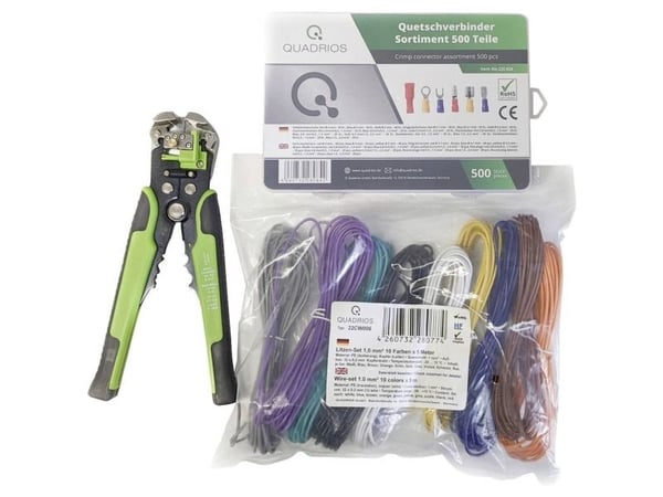 Quadrios 22T012 22T012 trådstriper 0,25 til 5,2 mm² 10 til 24 (22T012)