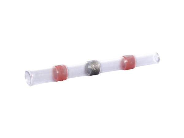 Quadrios 22C462 krympetilkobling med krympeslange 0,5 mm² / 1,0 mm² helisolert rød 1 sett