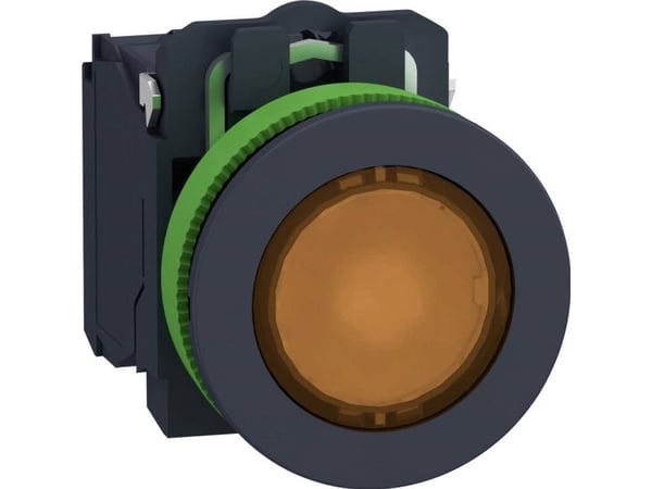 Schneider Electric XB5F, Nappi, Oranssi, IP66, IK03, Luokan II, 36,6 mm