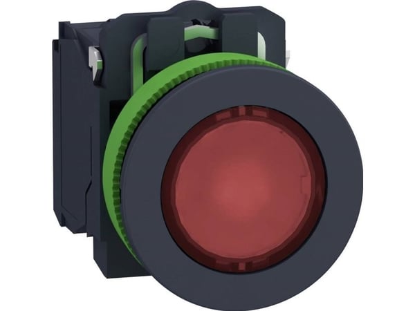 Schneider Electric XB5F, Nappi, IP66, IK03, Luokan II, 36,6 mm, 55 mm