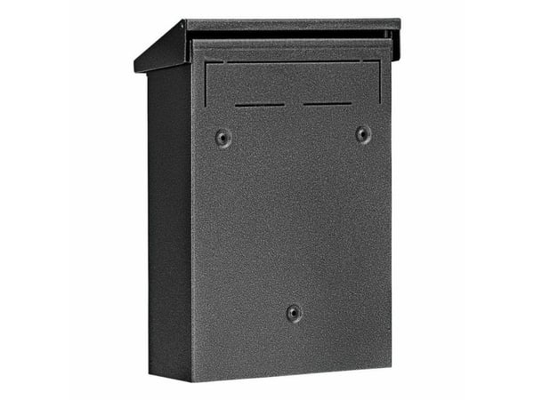 BURG-WÄCHTER Daily 5861 E, Veggmontert postkasse, Stål, Grå, Vertikal, Nøkkel, Topp