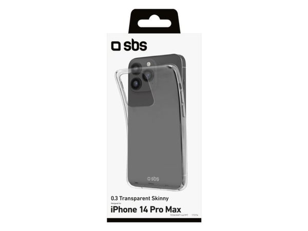 SBS TESKINIP1467PT, Etui, Apple, iPhone 14 Pro Max, 17 cm (6.7"), Gjennomsiktig