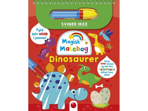 Taikavärityskirja: dinosaurukset | Kieli: Tanska