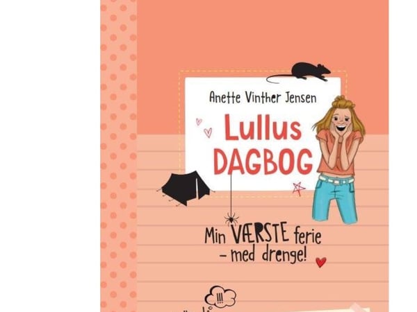 Lullus dagbok 1 - Min värsta semester - med killar! röd läsklubb, Anette Vinther Jensen | Språk: Danska