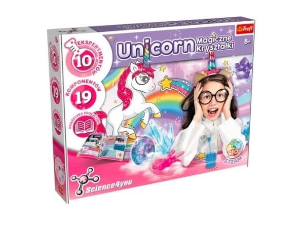 Trefl Magiske krystaller Unicorn S4Y stor 61390 TREFL