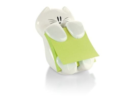 Post-It Pop-up Notes Dispenser for 3 in x 3 in Notes, Cat Dispenser, 7,62 cm