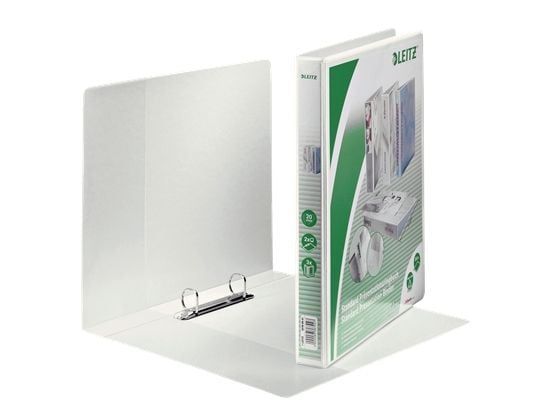Leitz 42780001, A4, D-ring, Oppbevaring, Polypropylen (PP), Hvit, 200 ark