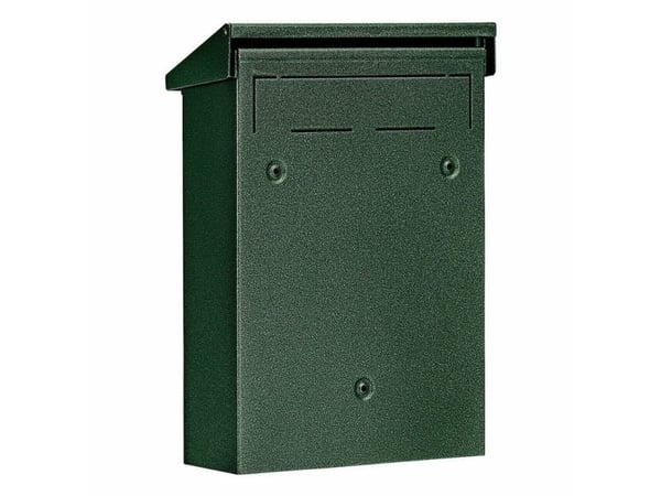 BURG-WÄCHTER Daily 5861 GR, Veggmontert postkasse, Stål, Grønn, Vertikal, Nøkkel, Topp