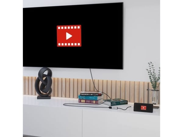 Marmitek 25008369, Svart, Sølv, 0,15 m, 3840 x 2160 piksler, 60 Hz, 18 Gbit/s, USB Type-C