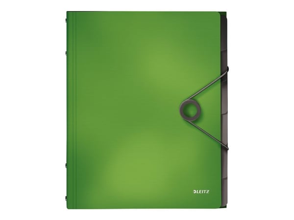 Leitz Solid - Klassifikasjonsmappe - 6 deler - for A4 - kapasitet: 200 ark - med fliker - grønn