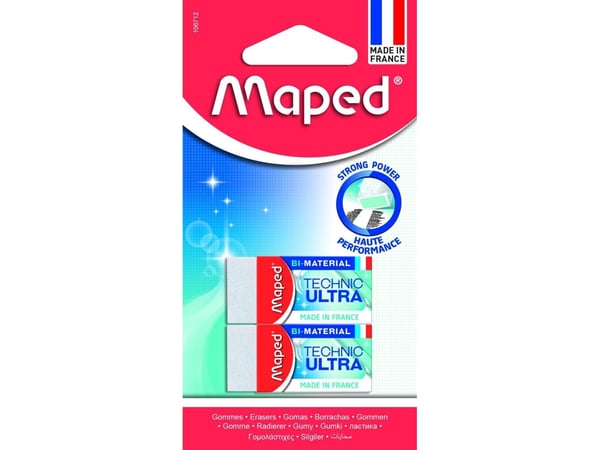 Maped 106712, Hvit, Grønn, 2 stykker, Frankrike, Ftalat, PVC