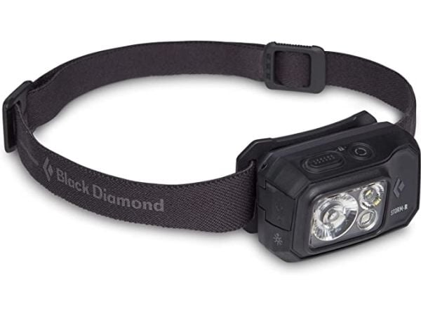 Black Diamond Storm 500-R, Hodebåndslommelykt, Sort, 1 m, IP67, 500 lm, 12 m