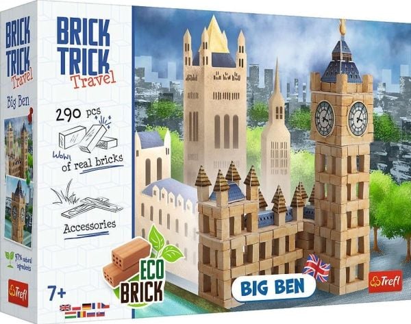 Trefl bygg med murstein reise Big Ben EKO* klosser