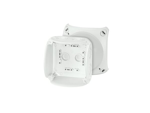Hensel KF 0400 G Forgreningskasse (L x B x H) 104 x 104 x 70 mm Grå IP66/IP67 1 stk