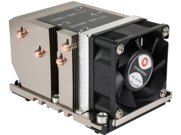 Inter-Tech B-5 - Processorkylare - (för: LGA3647) - aluminium - 60 mm - 2U