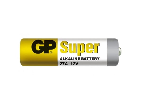 GP Batteries High Voltage 27A, Engangsbatteri, Alkalinsk, 12 V, 5 stykker, 20 mAh, Gull, Grønn, Hvit