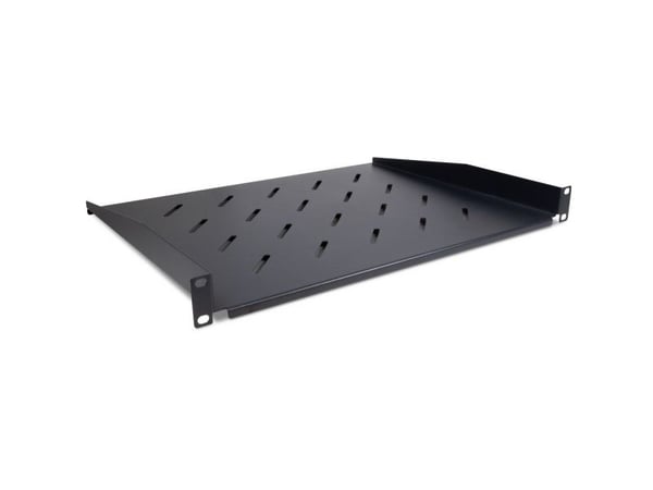 Inter-Tech - Rack-hylle - RAL 9005 - 1U - 19"
