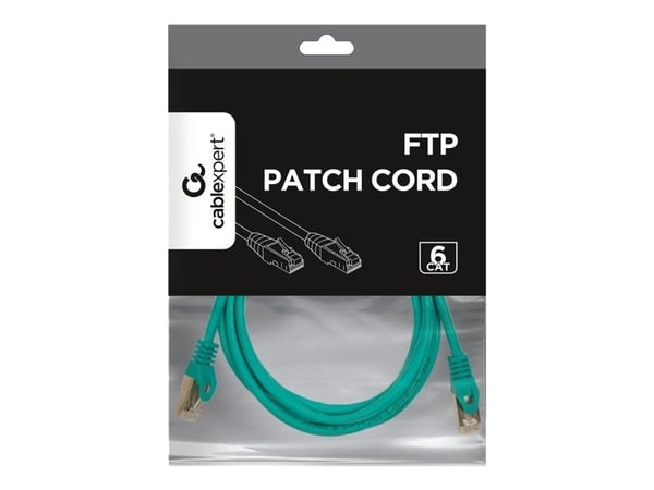 Gembird - Koblingskabel - RJ-45 (hann) til RJ-45 (hann) - STP - CAT 6 - formstøpt, flertrådet - grønn