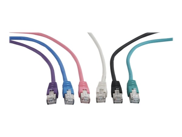 Gembird - Patch-kabel - RJ-45 (hane) till RJ-45 (hane) - 50 cm - FTP - CAT 6 - formpressad - lila