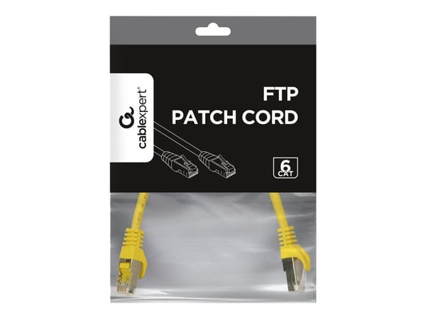 Cablexpert - Koblingskabel - RJ-45 (hann) til RJ-45 (hann) - FTP - CAT 6 - formstøpt, flertrådet - gul