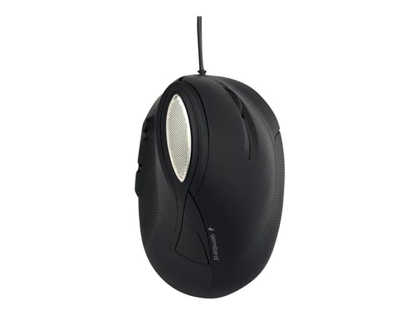 Gembird MUS-ERGO-03, Oikeakätinen, Optinen, USB A-tyyppi, 3200 DPI, Musta