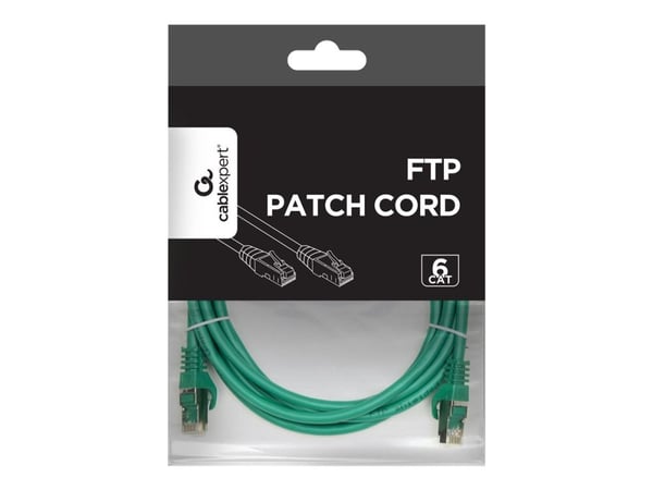 Gembird - Koblingskabel - RJ-45 (hann) til RJ-45 (hann) - STP - CAT 6 - formstøpt, flertrådet - grønn