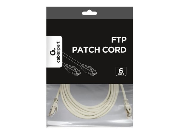 Cablexpert - Koblingskabel - RJ-45 (hann) til RJ-45 (hann) - FTP - CAT 6 - formstøpt, flertrådet - hvit