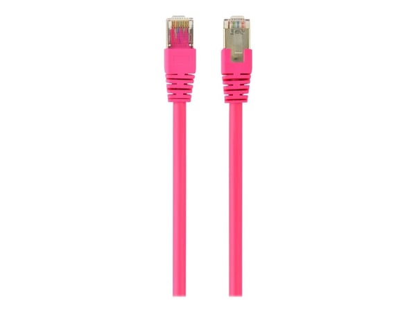 Gembird - Koblingskabel - RJ-45 (hann) til RJ-45 (hann) - FTP - CAT 6 - formstøpt - rosa