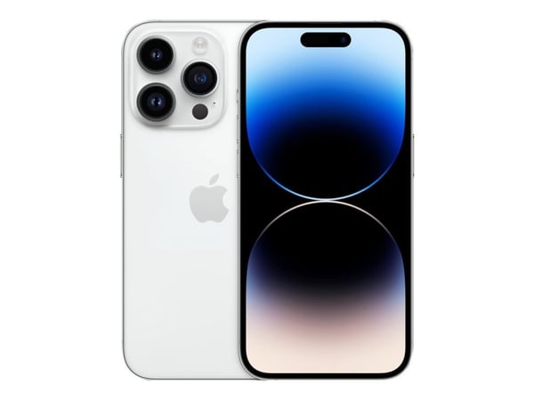 Apple iPhone 14 Pro - 5G smartphone - dual-SIM / Internminne 128 GB - OLED-skärm - 6.1" - 2556 x 1179 pixlar (120 Hz) - 3 st. bakre kameror 48 MP, ...