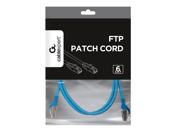 Gembird - Koblingskabel - RJ-45 (hann) til RJ-45 (hann) - STP - CAT 6 - formstøpt, flertrådet - blå