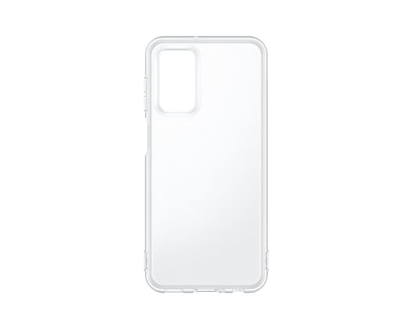 Samsung EF-QA235 - Baksidesskydd för mobiltelefon - termoplastisk polyuretan (TPU) - transparent - för Galaxy A23, A23 5G
