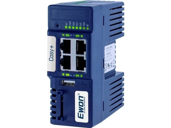 EWON EC71330_00MA HMS industrifjärrrouter Ethernet, USB - ingångar: 1 - utgångar: 2 x 24 V/DC, 12 V/DC - 1 st