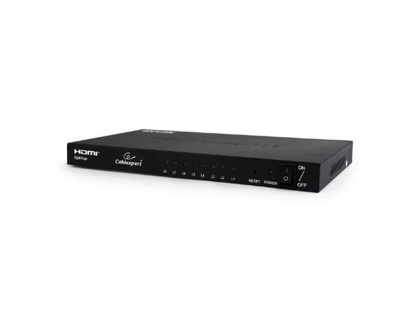 Cablexpert DSP-8PH4-03 - Video/lyd-splitter - 8 x HDMI - stasjonær