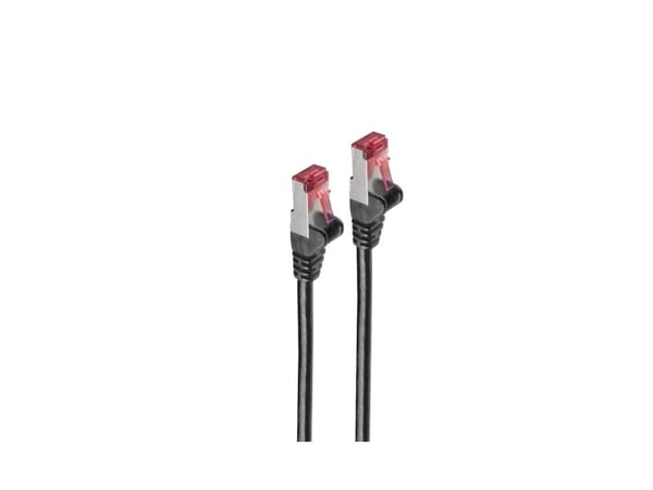 shiverpeaks RJ45/RJ45 Cat6a 10m, 10 m, Cat6a, S/FTP (S-STP), RJ-45, RJ-45, Sort