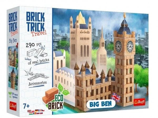 Trefl Bygg med tegel reser Big Ben EKO* klossar