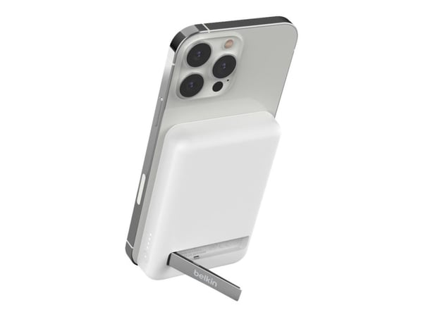 Belkin BoostCharge - Strømbank - 5000 mAh - 7.5 watt - hvit