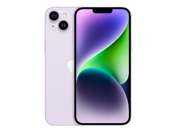 Apple iPhone 14 Plus - 5G smartphone - dobbelt-SIM / Internminne 512 GB - OLED-display - 6.7" - 2778 x 1284 piksler - 2x bakkameraer 12 MP, 12 MP -...