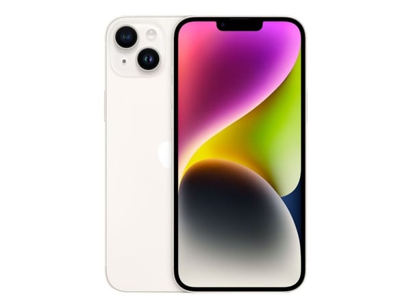 Apple iPhone 14 Plus - 5G älypuhelin - dual-SIM / Sisäinen muisti 512 Gt - OLED-näyttö - 6,7" - 2778 x 1284 pikseliä - 2x takakamera 12 MP, 12 MP -...