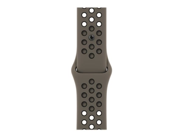 Apple Nike - Rem älykellolle - 41 mm - Almindelig størrelse - oliivinharmaa/musta