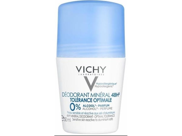 Vichy Vichy Vichy, Mineral Deodorant 48-hour efficacy roll-on, 50 ml - Long term!
