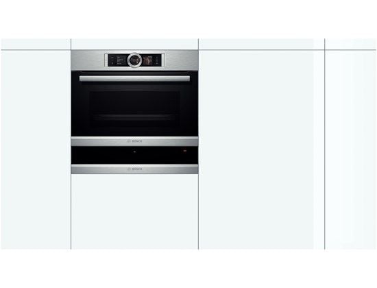 Bosch Series 8 BIC 630NS1 lämpölaatikko 56 cm, integroitu, ruostumaton teräs